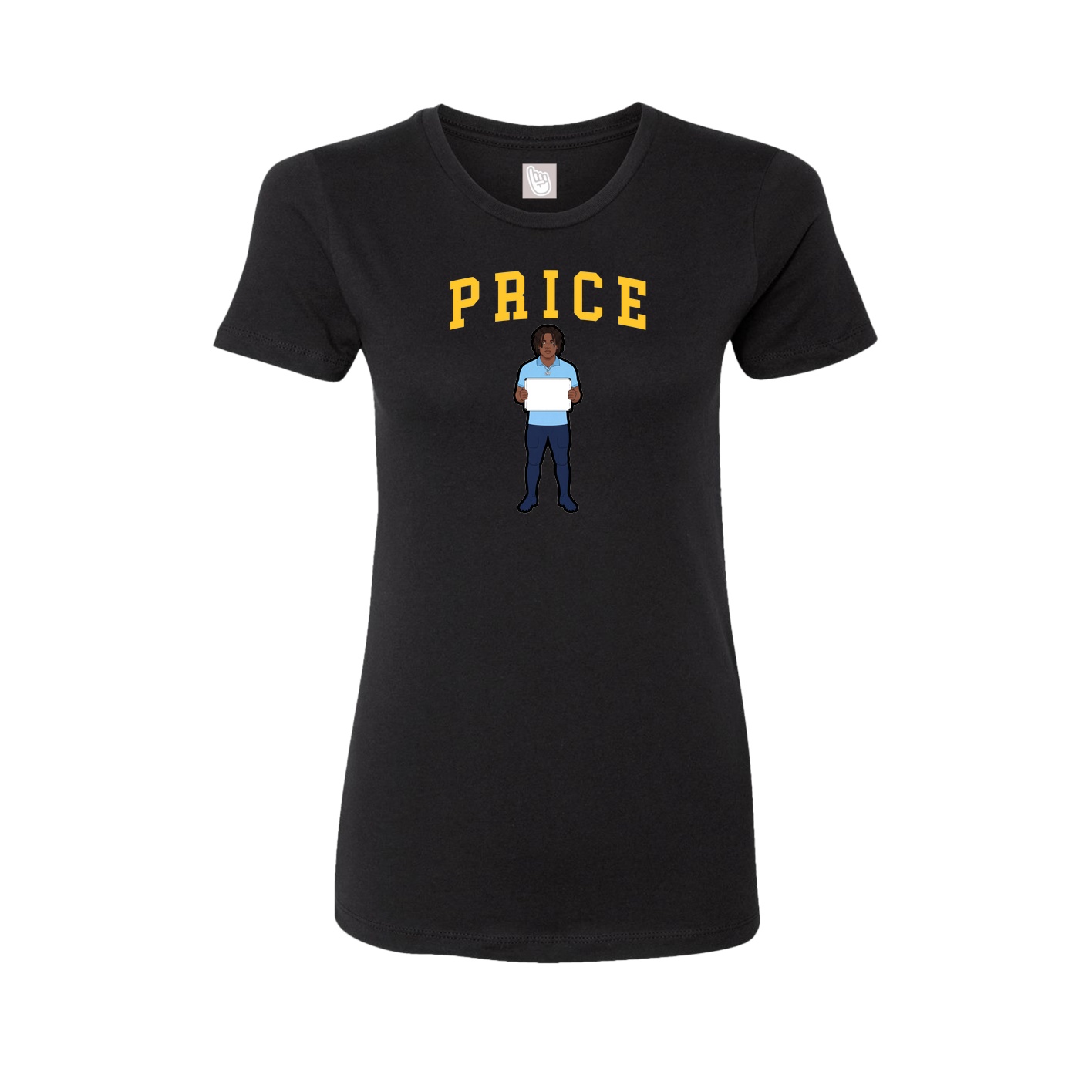 Fitted Women's Tee — Shirsey in Black