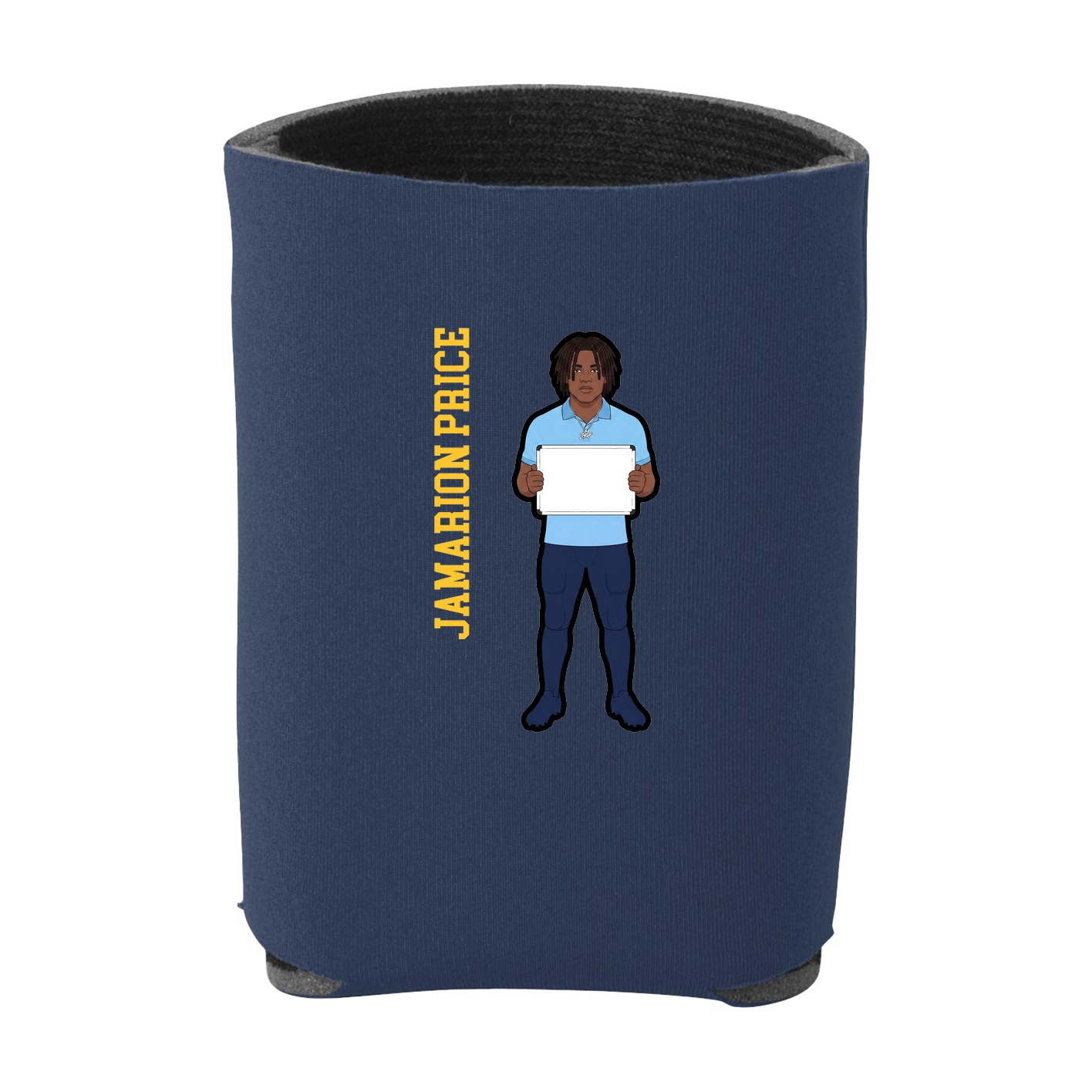 Can Holder — Name Vertical in Navy