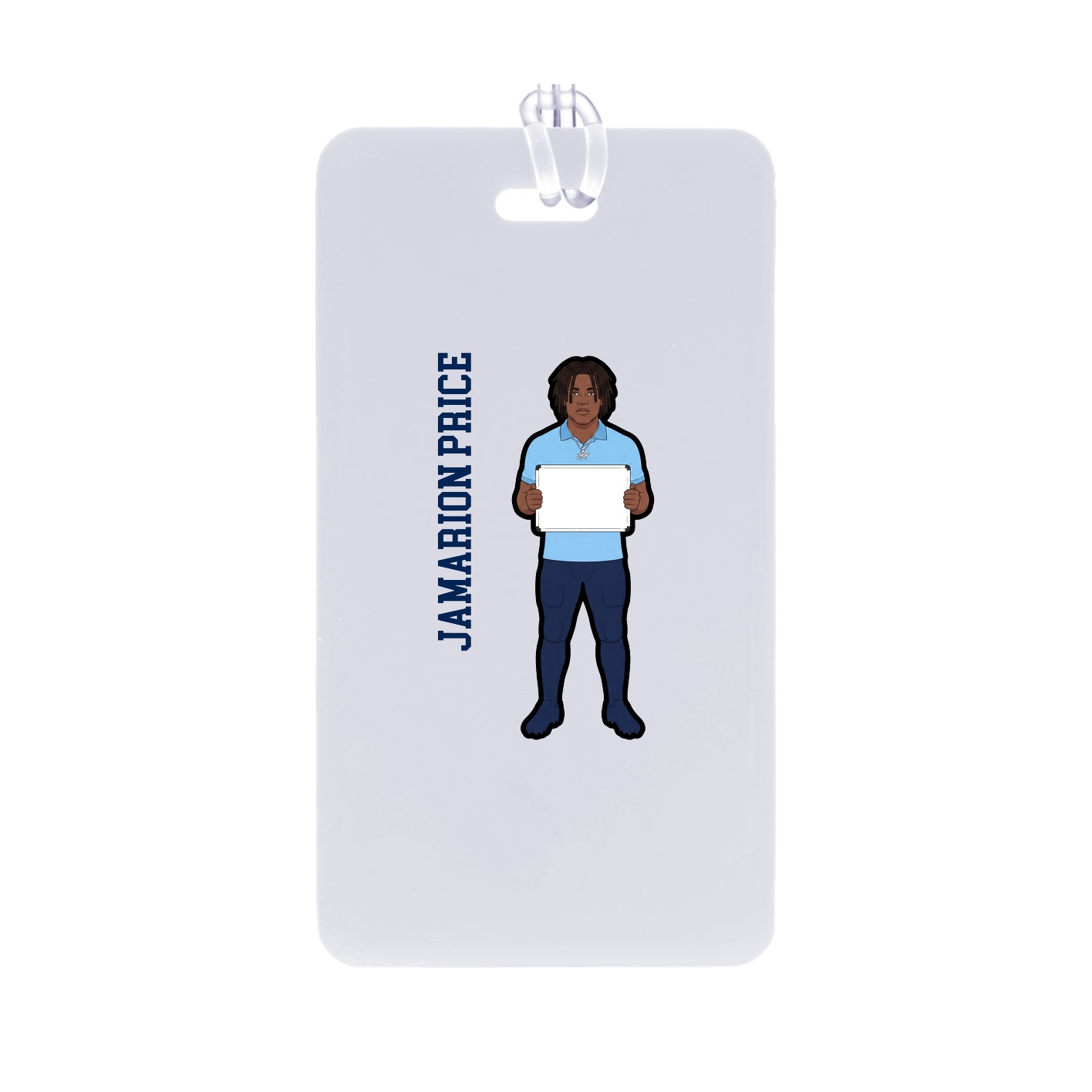 Bag Tag — Name Vertical in Classic