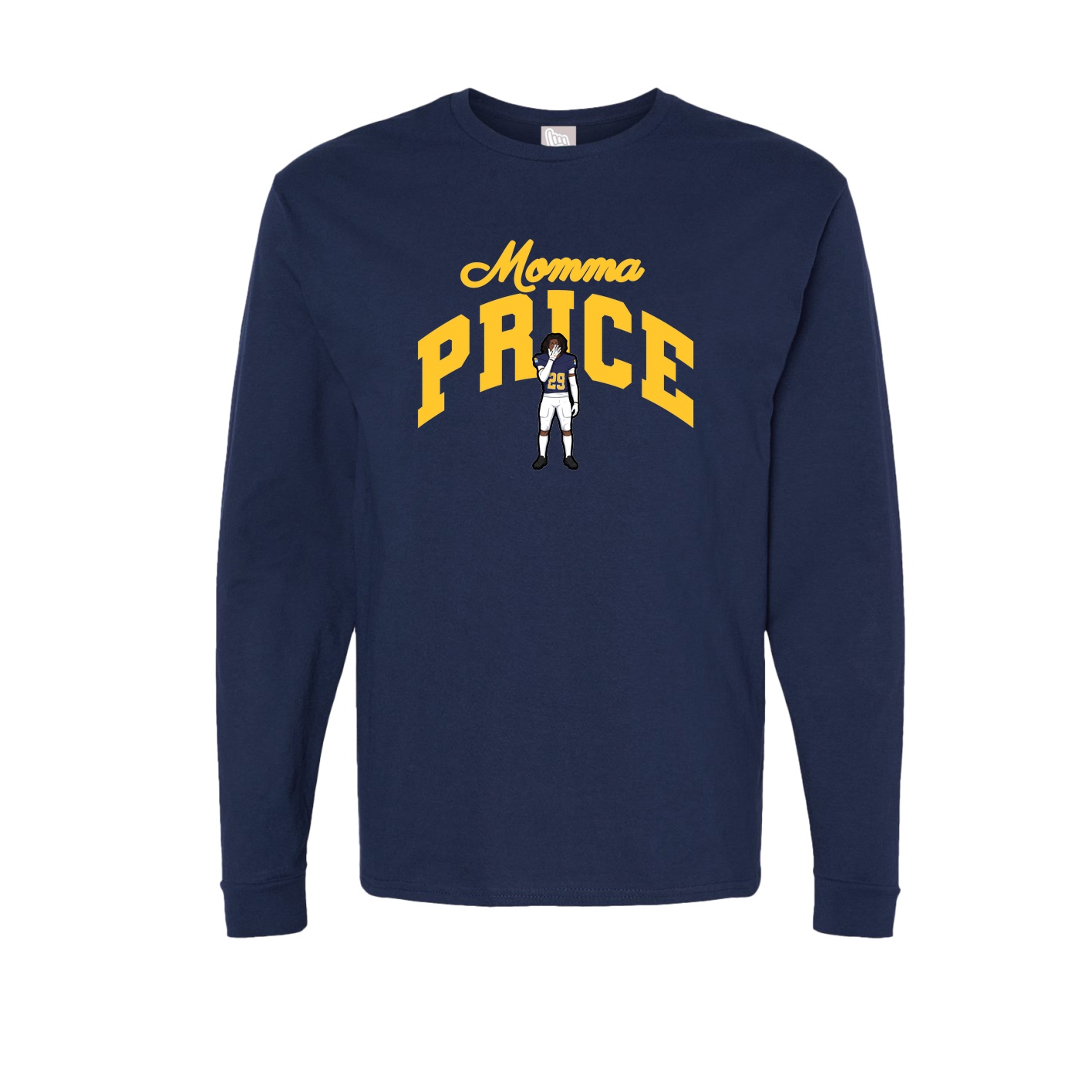 Long Sleeve Tee — Mothers Day Arch in Navy