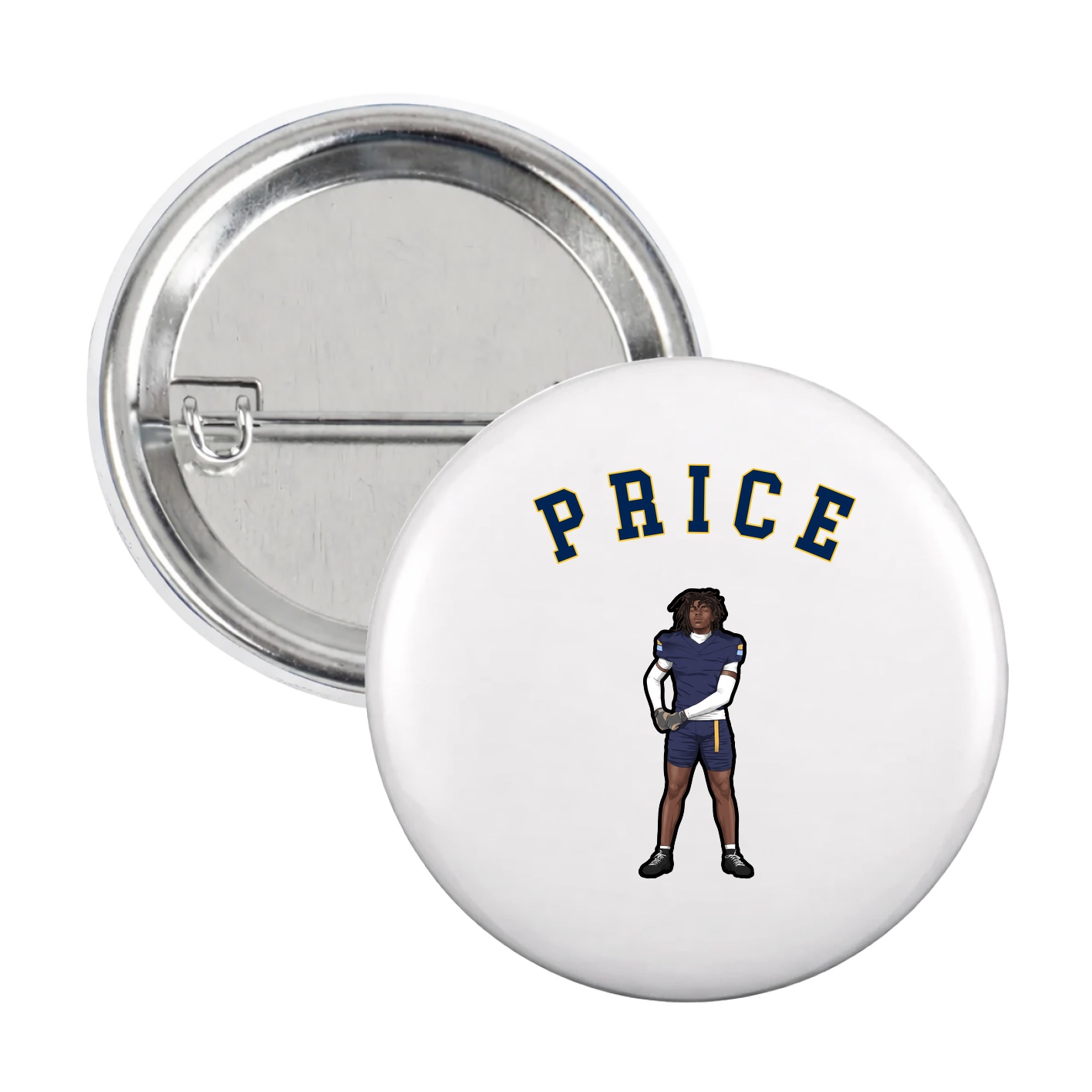 Game Day Button — Shirsey Arch in White