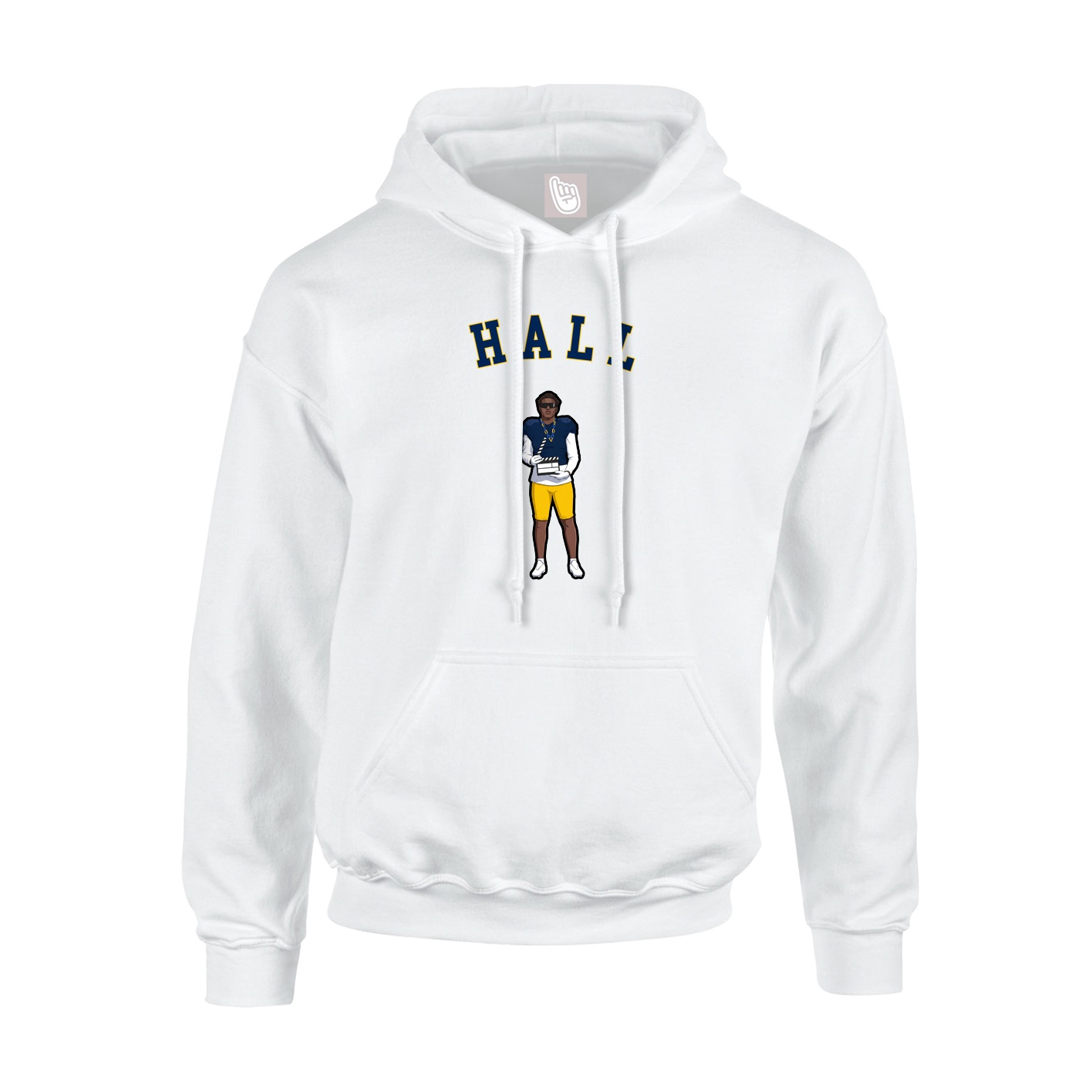Hoodie — Shirsey Arch in White