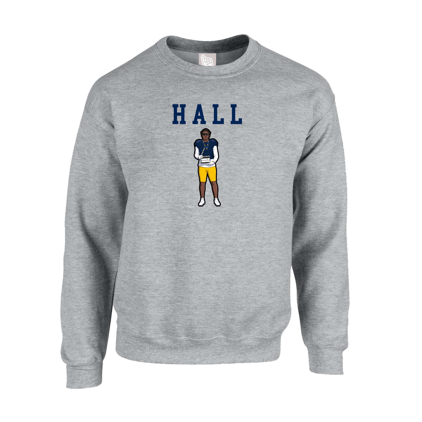 Fleece Crew — Shirsey in Grey