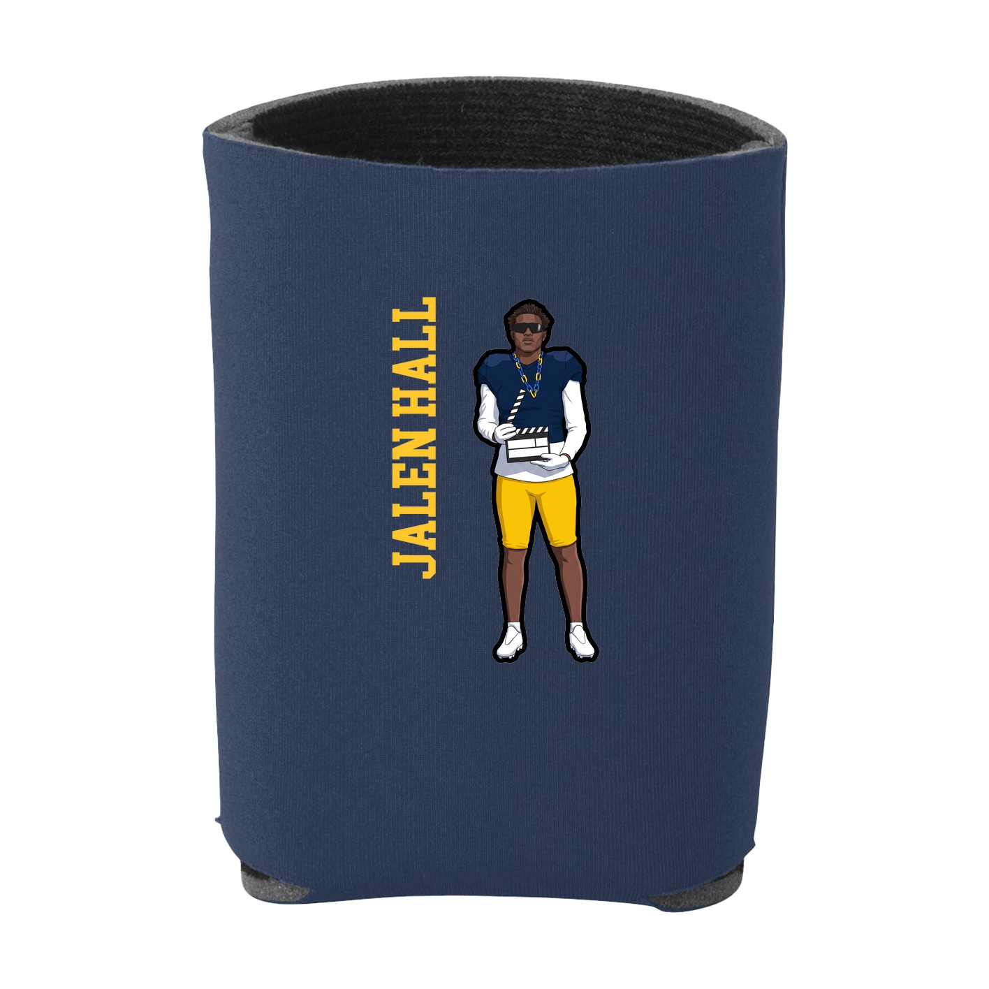 Can Holder — Name Vertical in Navy