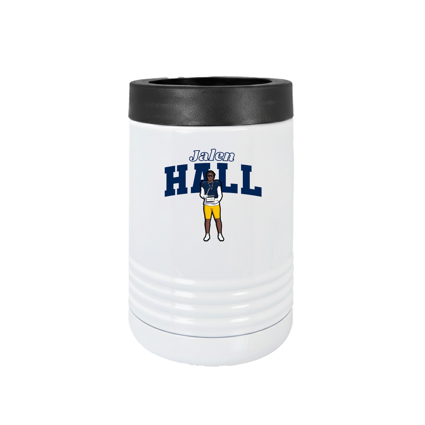 Beverage Holder — Name Arch in White
