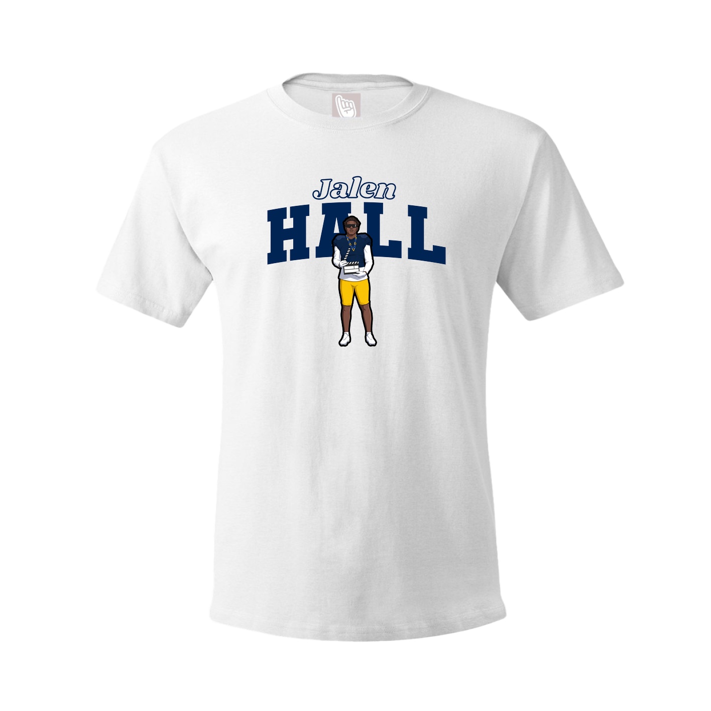 Tee — Name Arch in White