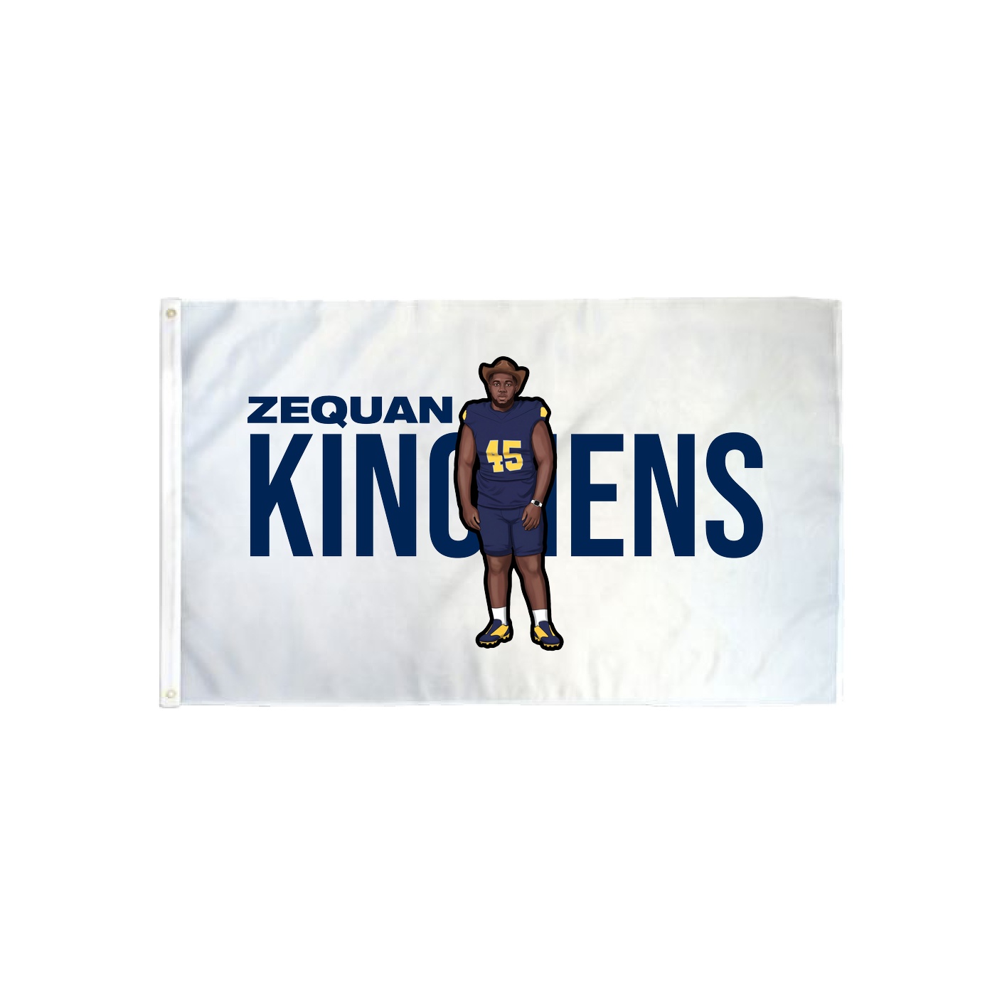 3x5 Flag — Player Name in Classic
