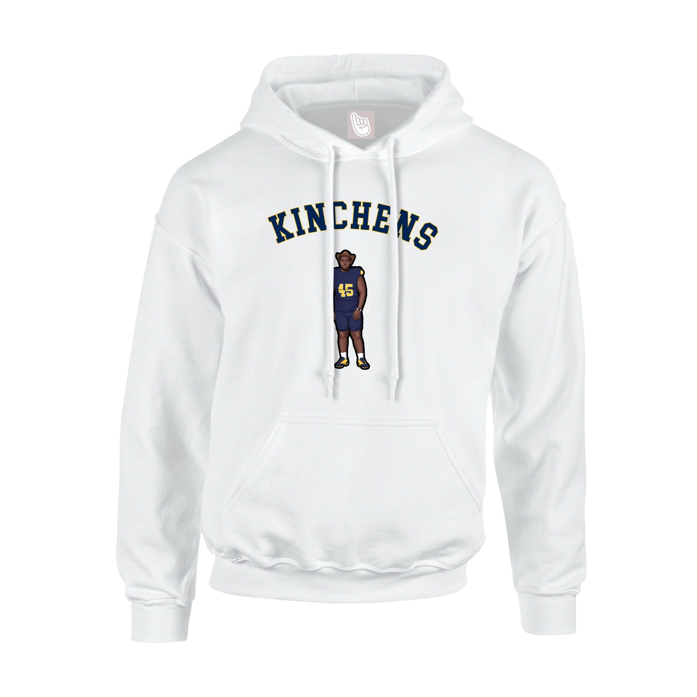 Hoodie — Shirsey Arch in White