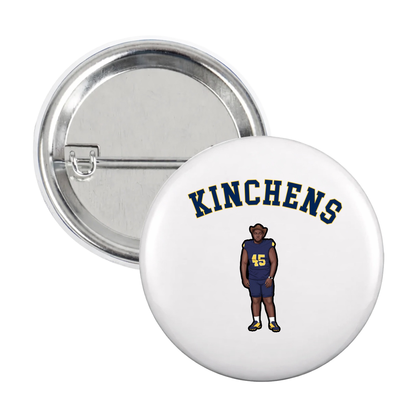 Game Day Button — Shirsey Arch in White