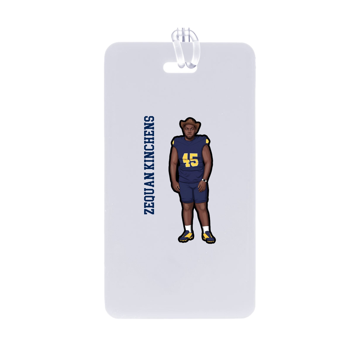 Bag Tag — Name Vertical in Classic