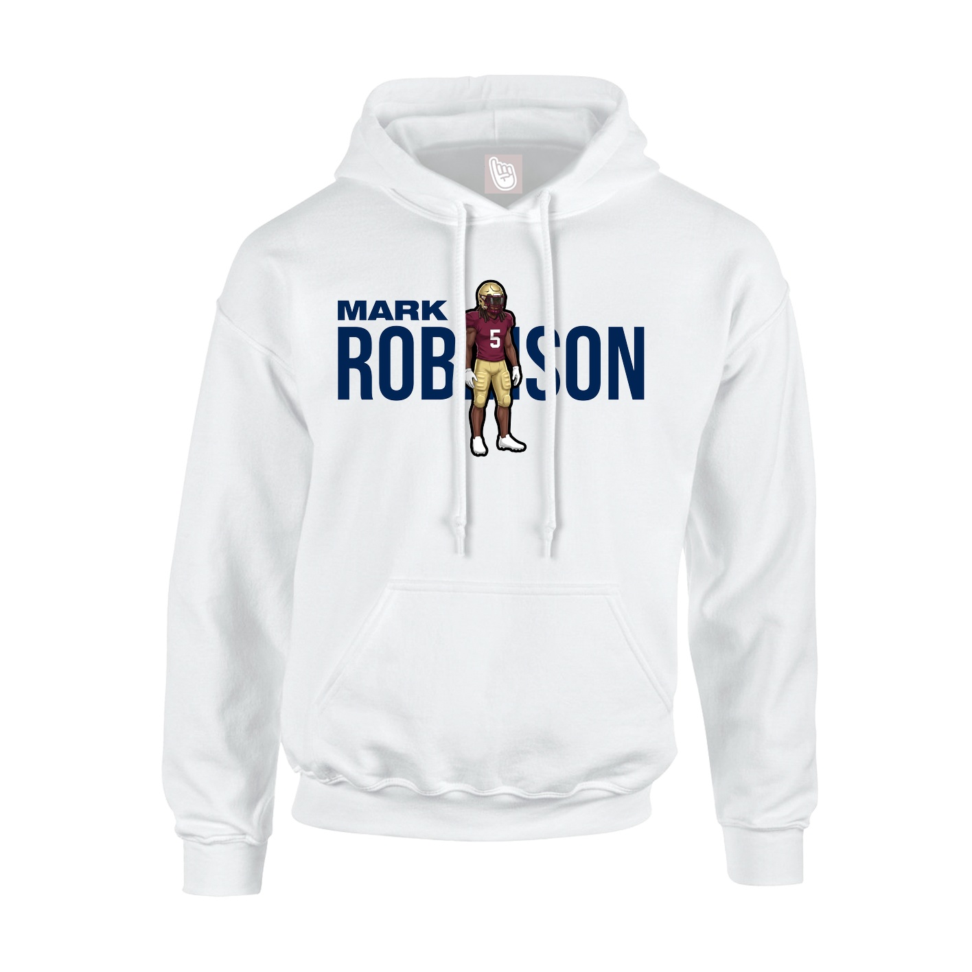 Hoodie — Player Name in White