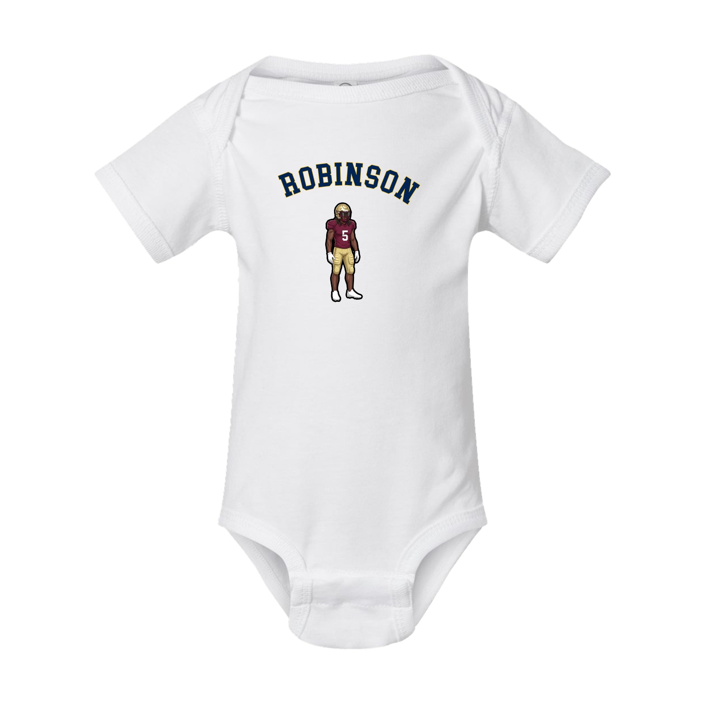 Baby Onesie — Shirsey Arch in White