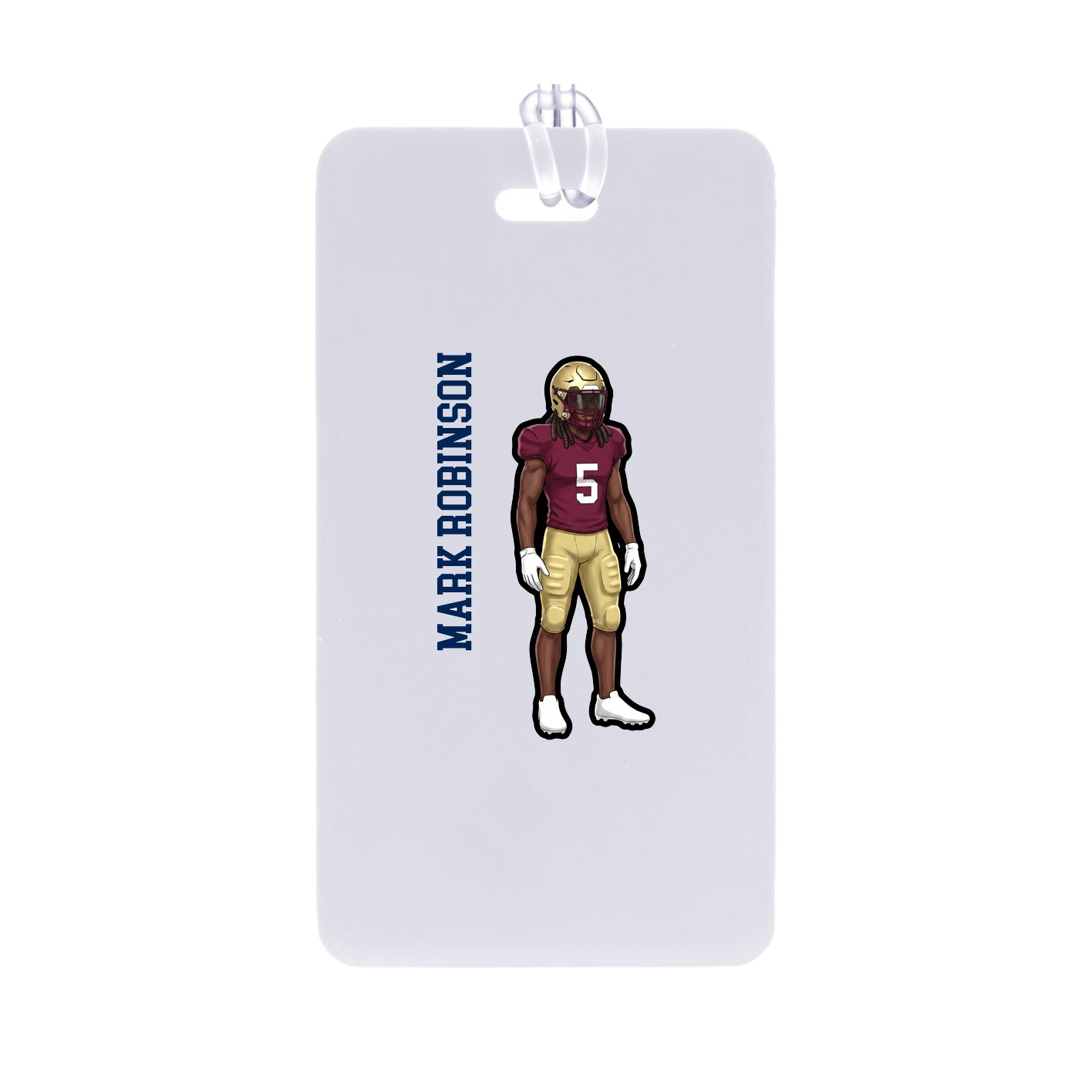 Bag Tag — Name Vertical in Classic