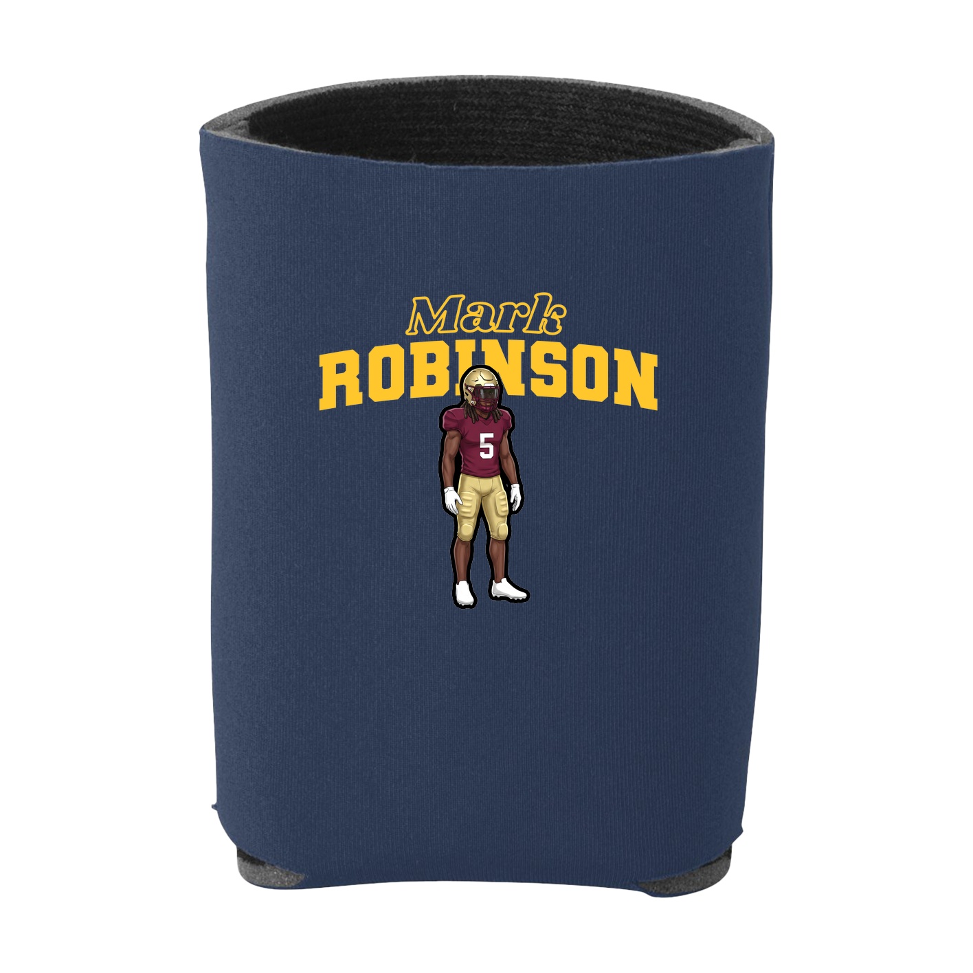 Can Holder — Name Arch in Navy