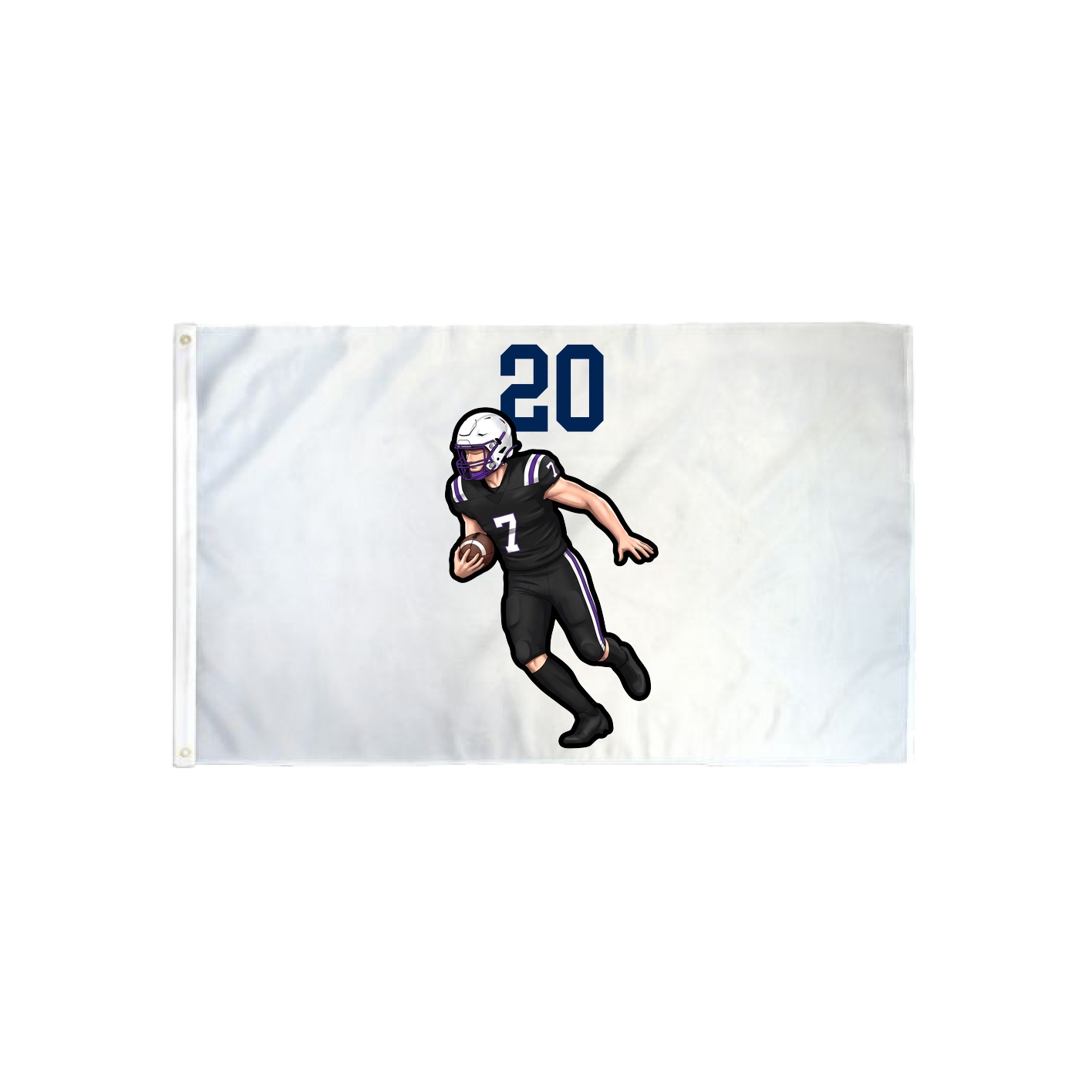 3x5 Flag — Number Top in Classic