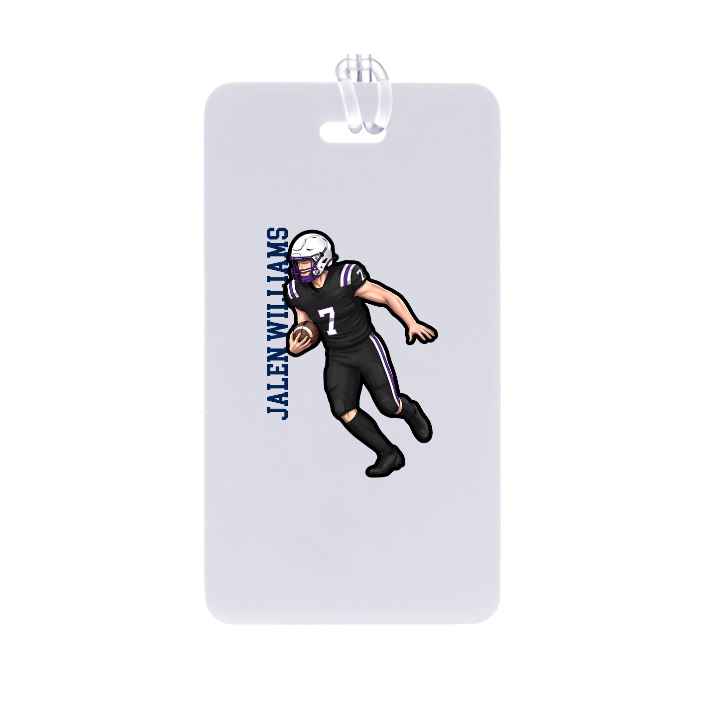 Bag Tag — Name Vertical in Classic
