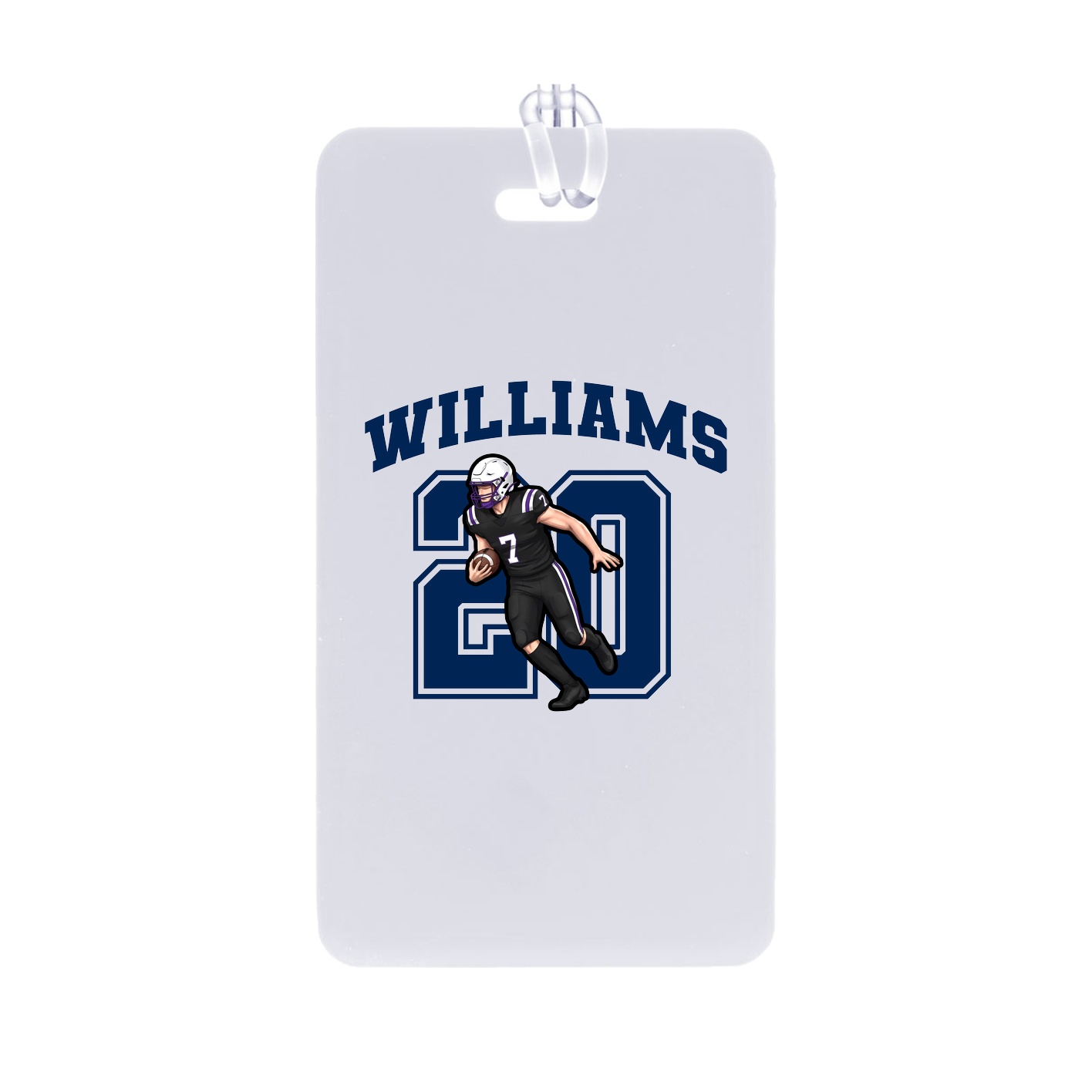 Bag Tag — Number in Classic