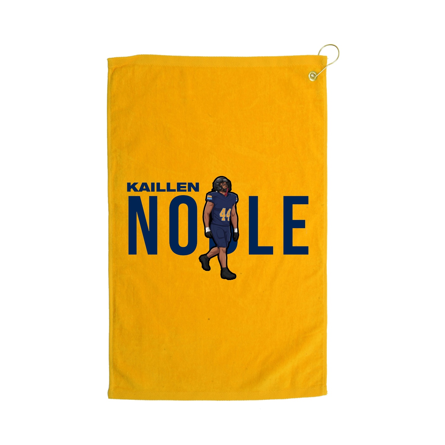 Golf Towel — Player Name in Gold