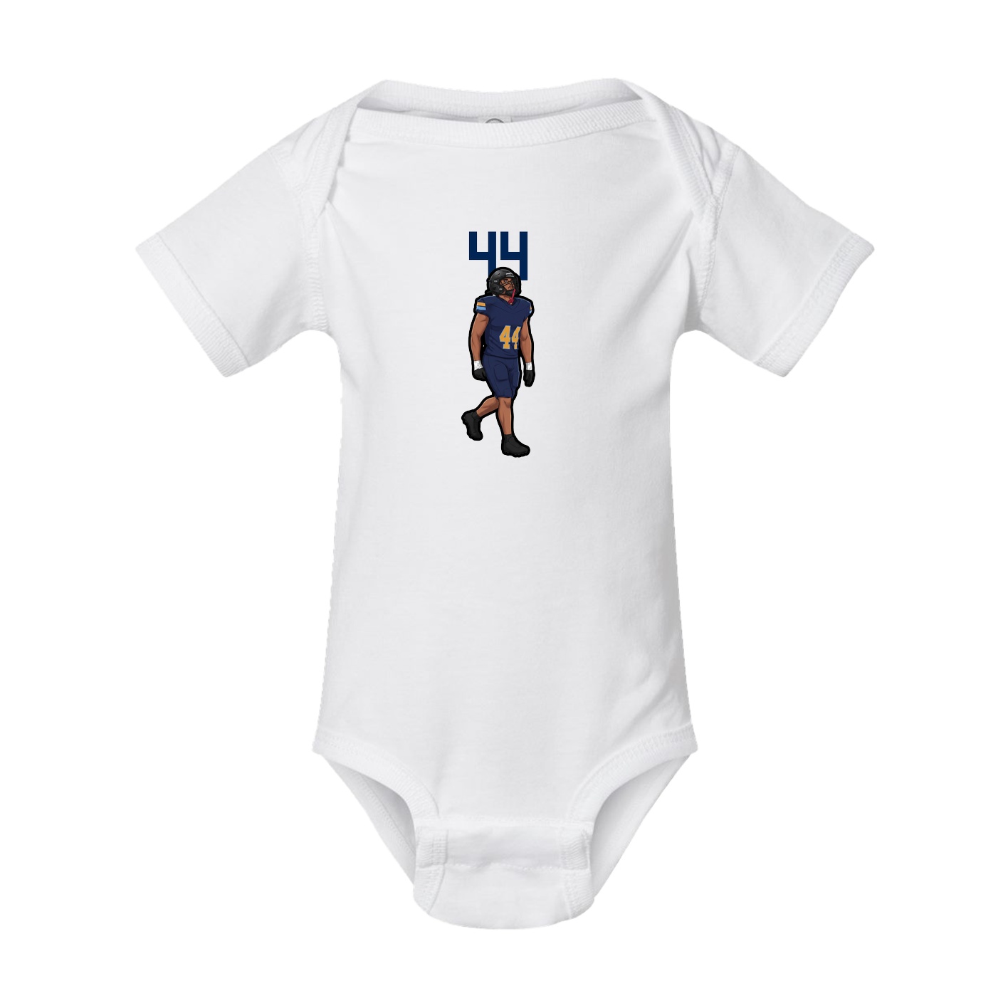 Baby Onesie — Number Top in White