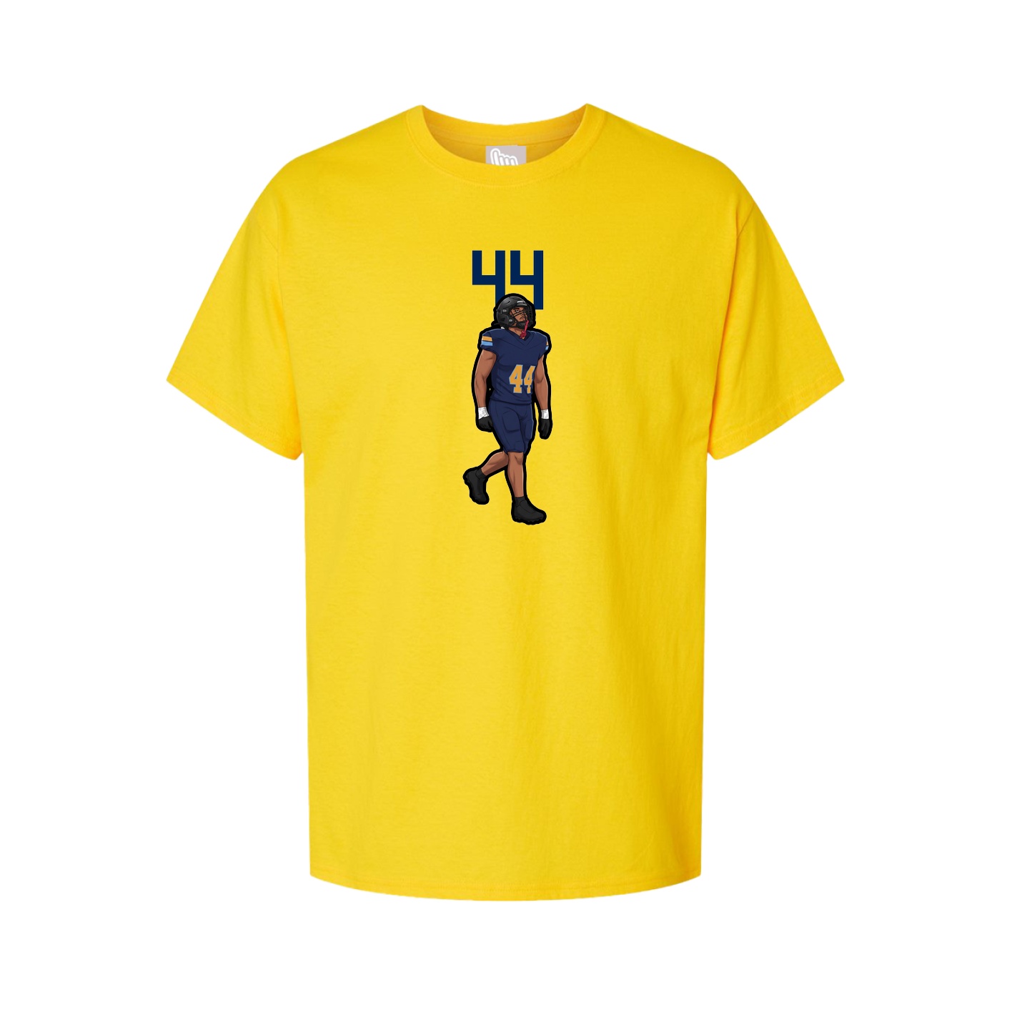 Youth Tee — Number Top in Gold