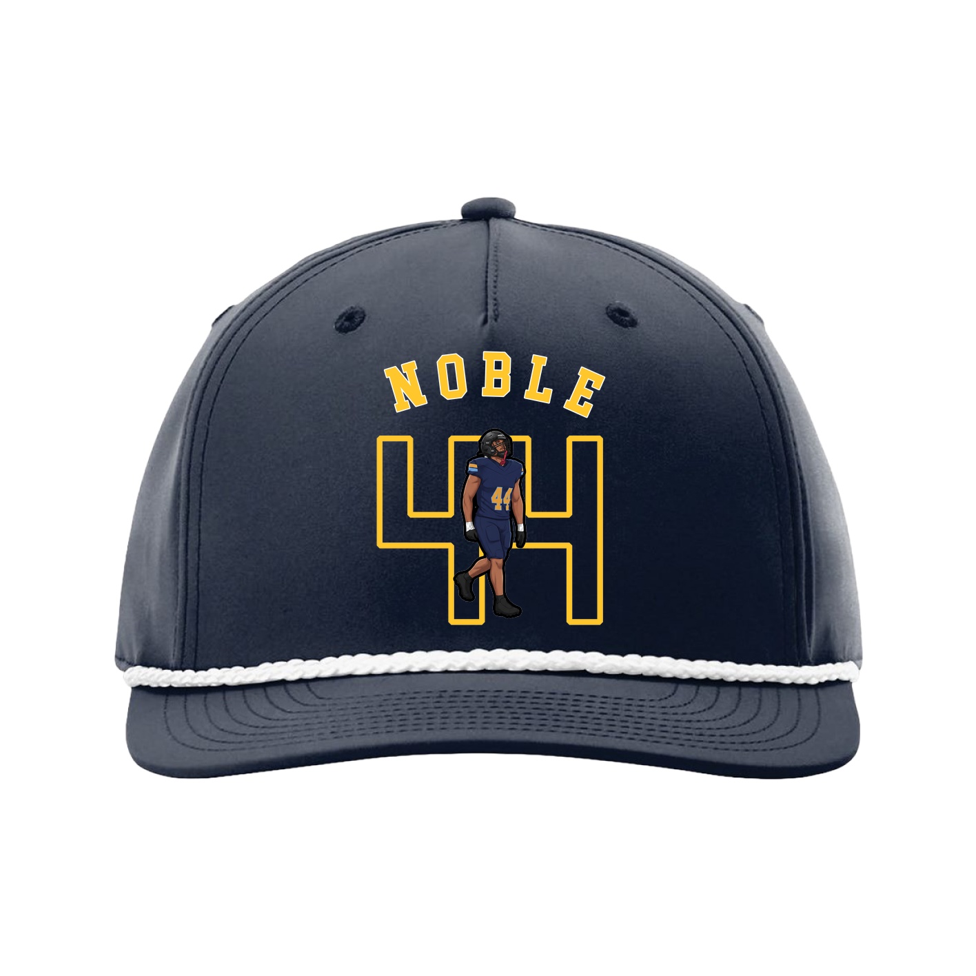 Five-Panel Classic Rope Cap — Shirsey Arch in Navy
