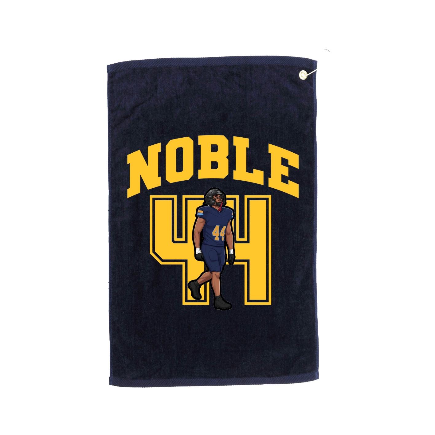 Golf Towel — Number in Navy