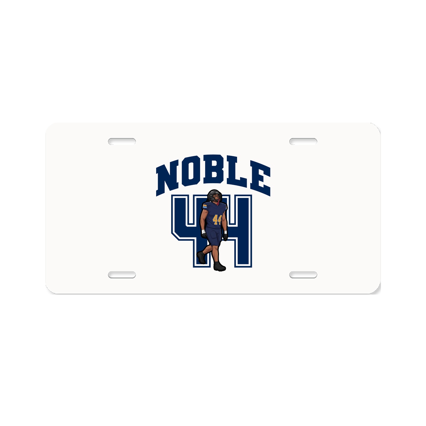 License Plate — Number in Classic
