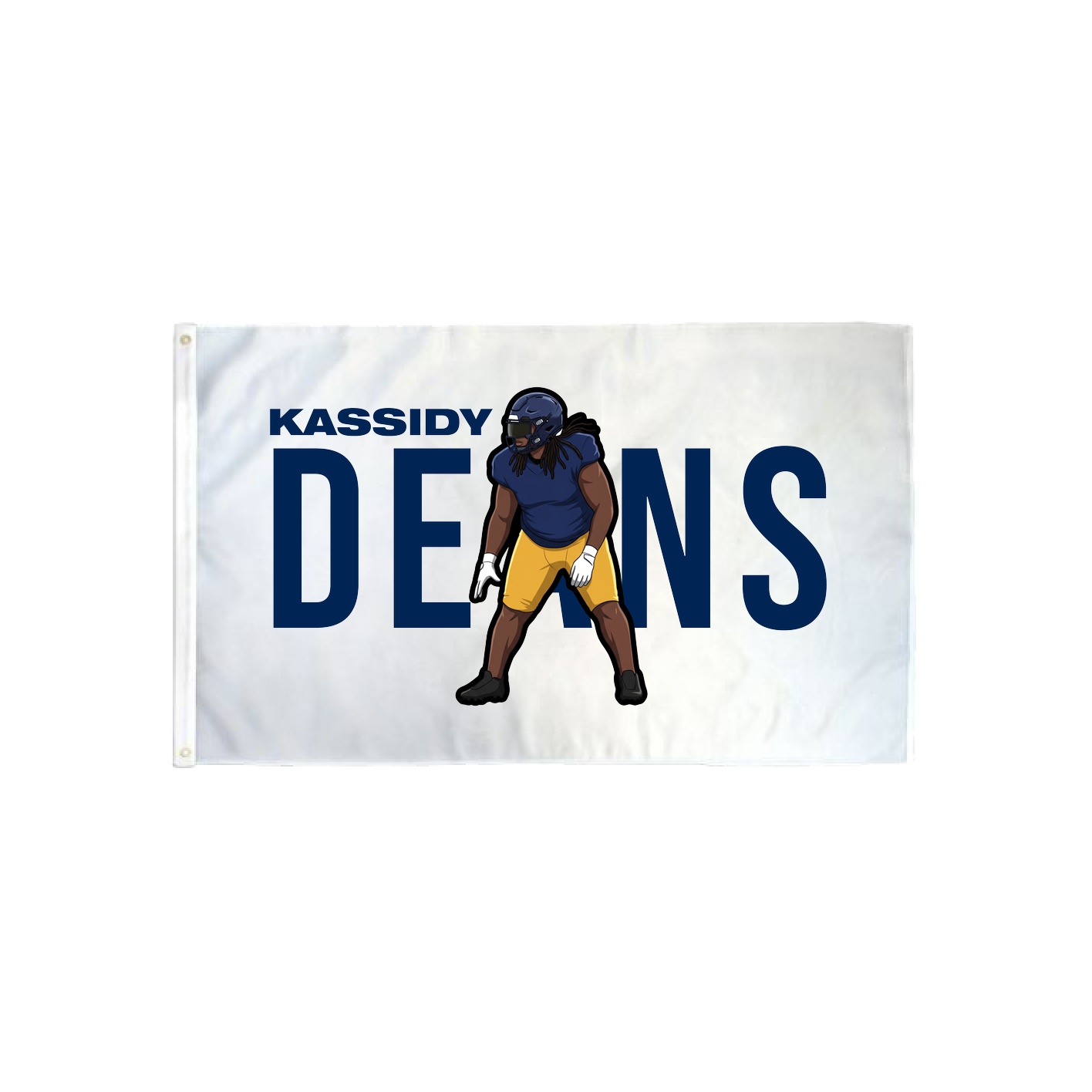 3x5 Flag — Player Name in Classic