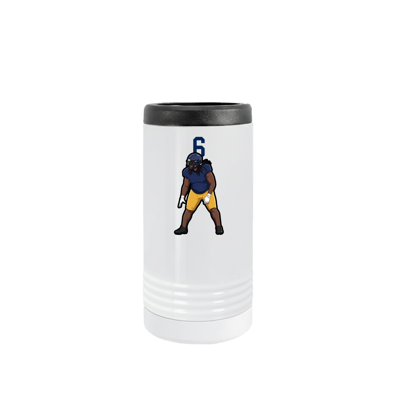 Slim Beverage Holder — Number Top in White