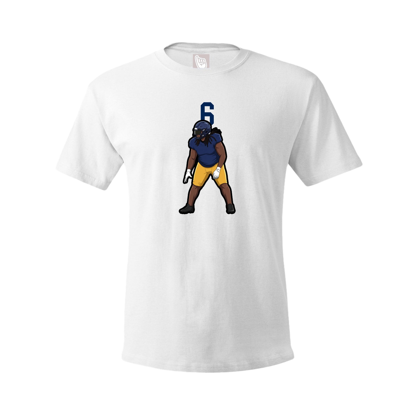 Tee — Number Top in White