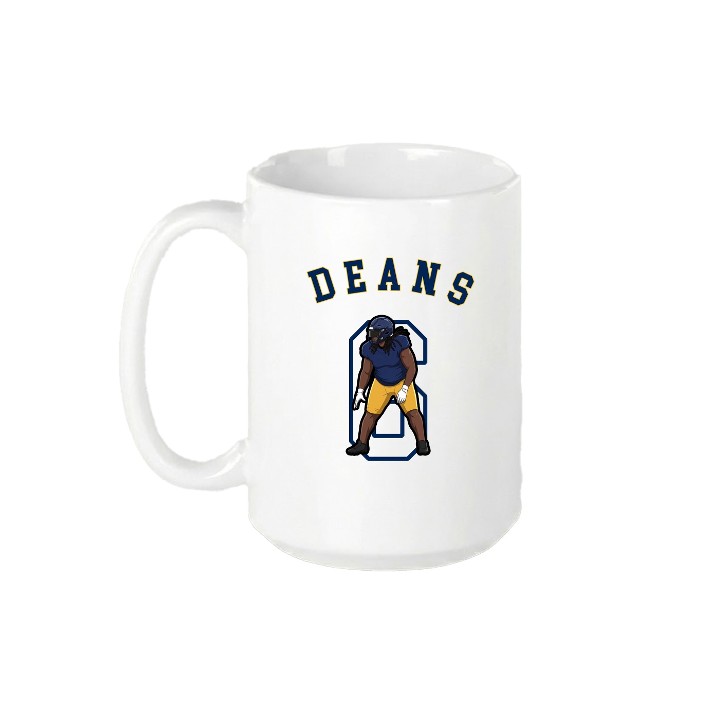 15oz Coffee Mug — Shirsey Arch in White