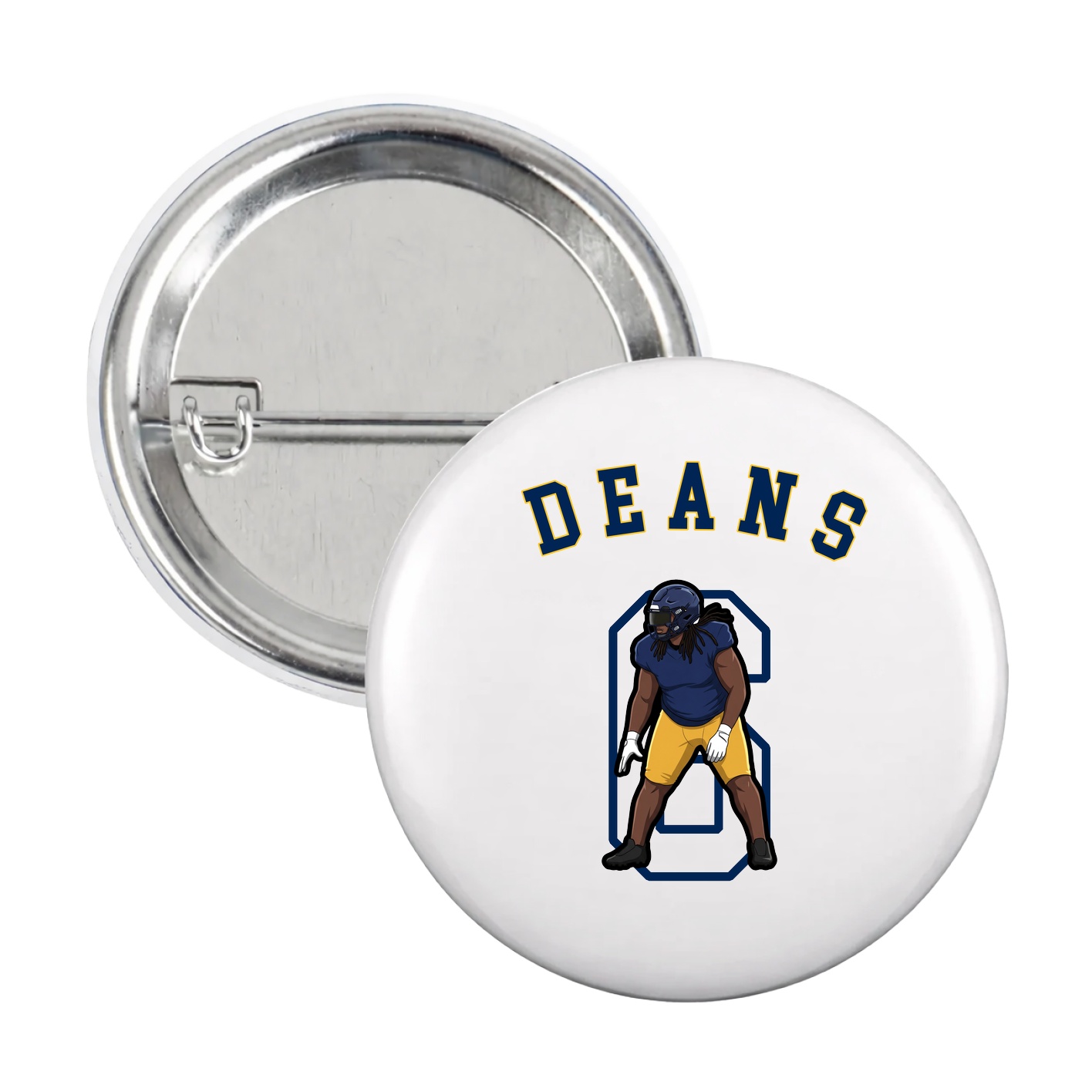 Game Day Button — Shirsey Arch in White