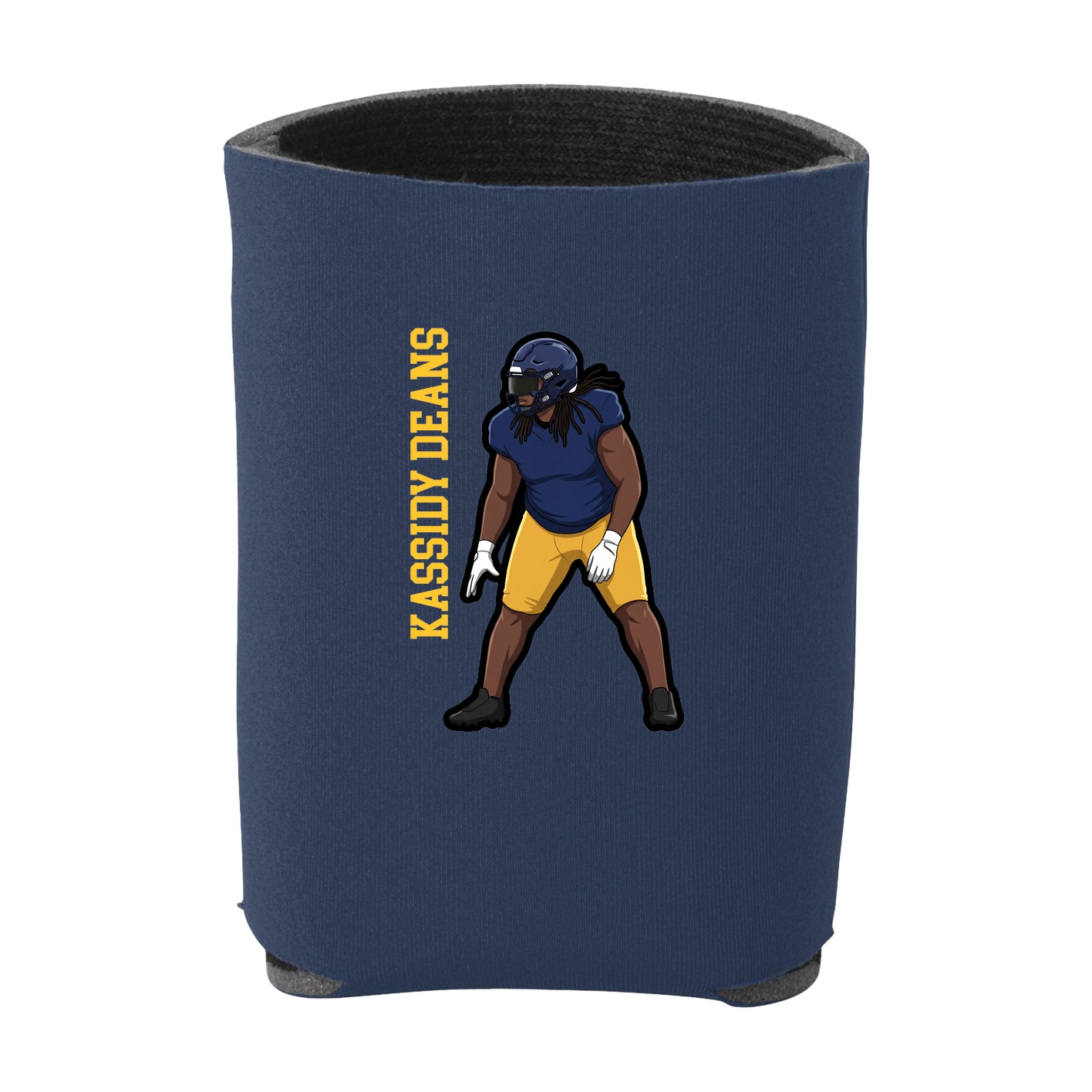 Can Holder — Name Vertical in Navy