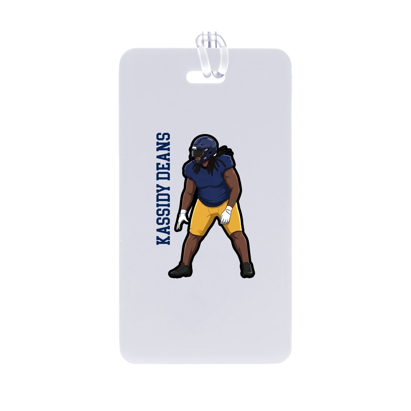 Bag Tag — Name Vertical in Classic