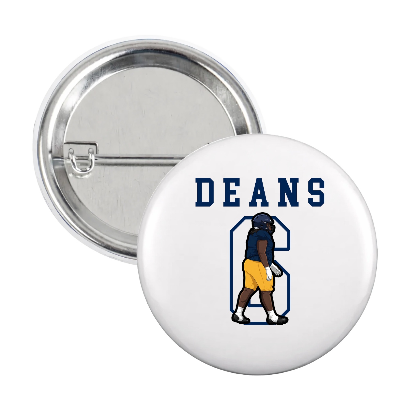 Game Day Button — Shirsey in White