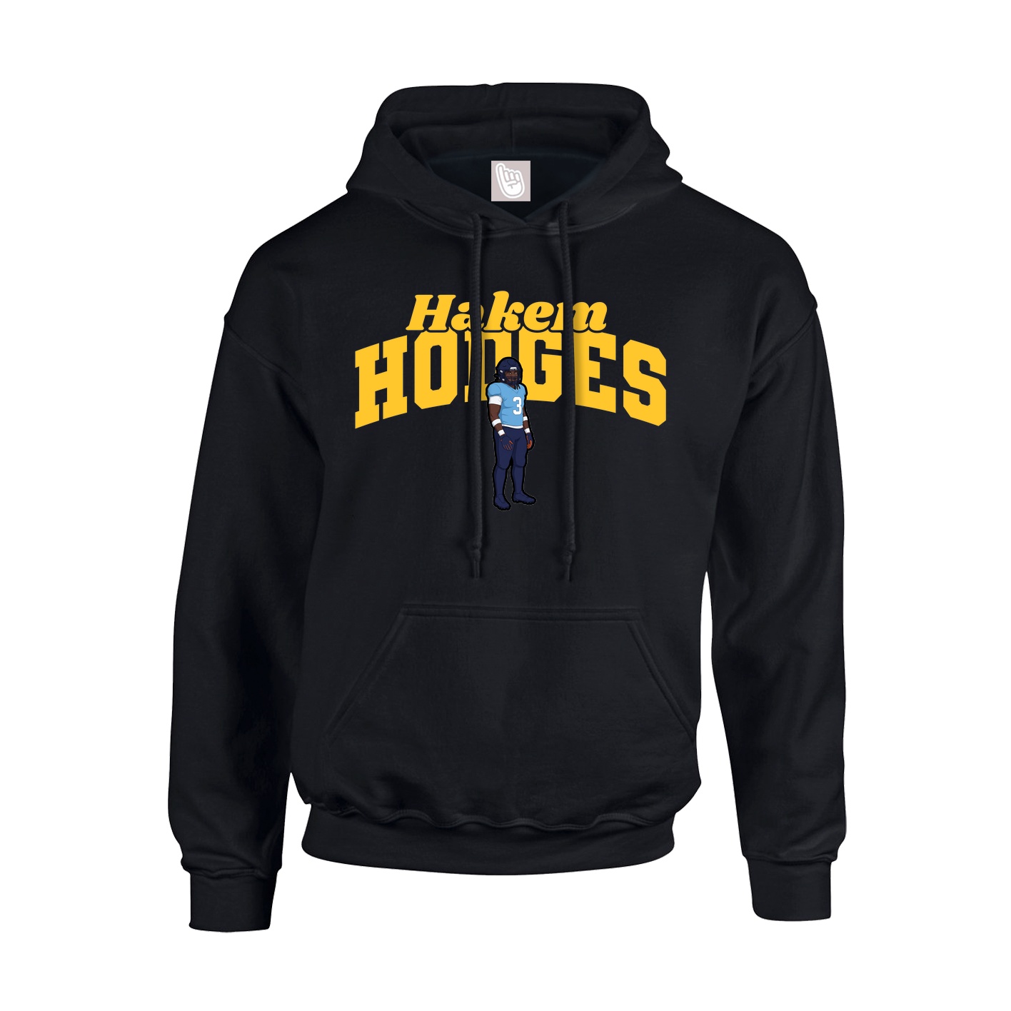 Youth Hoodie — Signature Arch in Black
