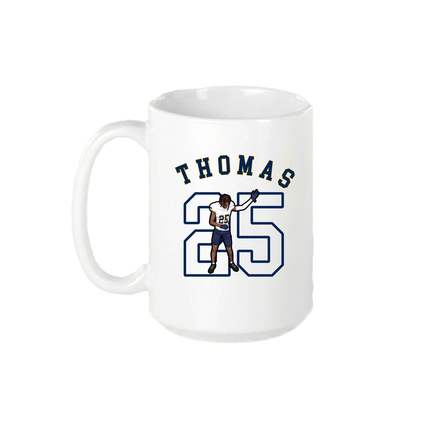 15oz Coffee Mug — Shirsey Arch in White