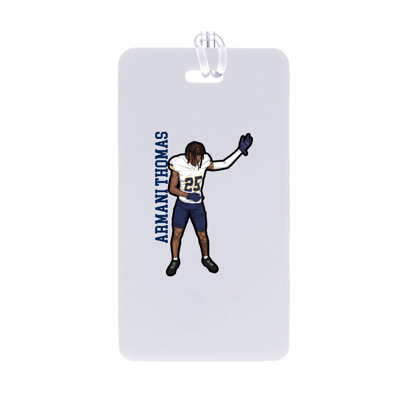Bag Tag — Name Vertical in Classic