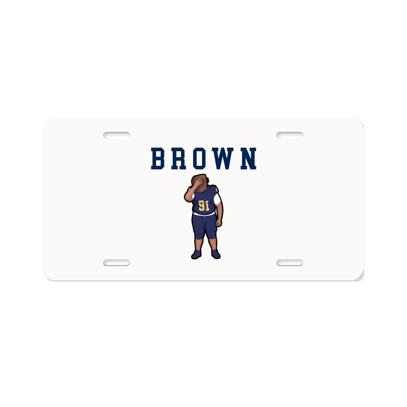 License Plate — Shirsey in Classic