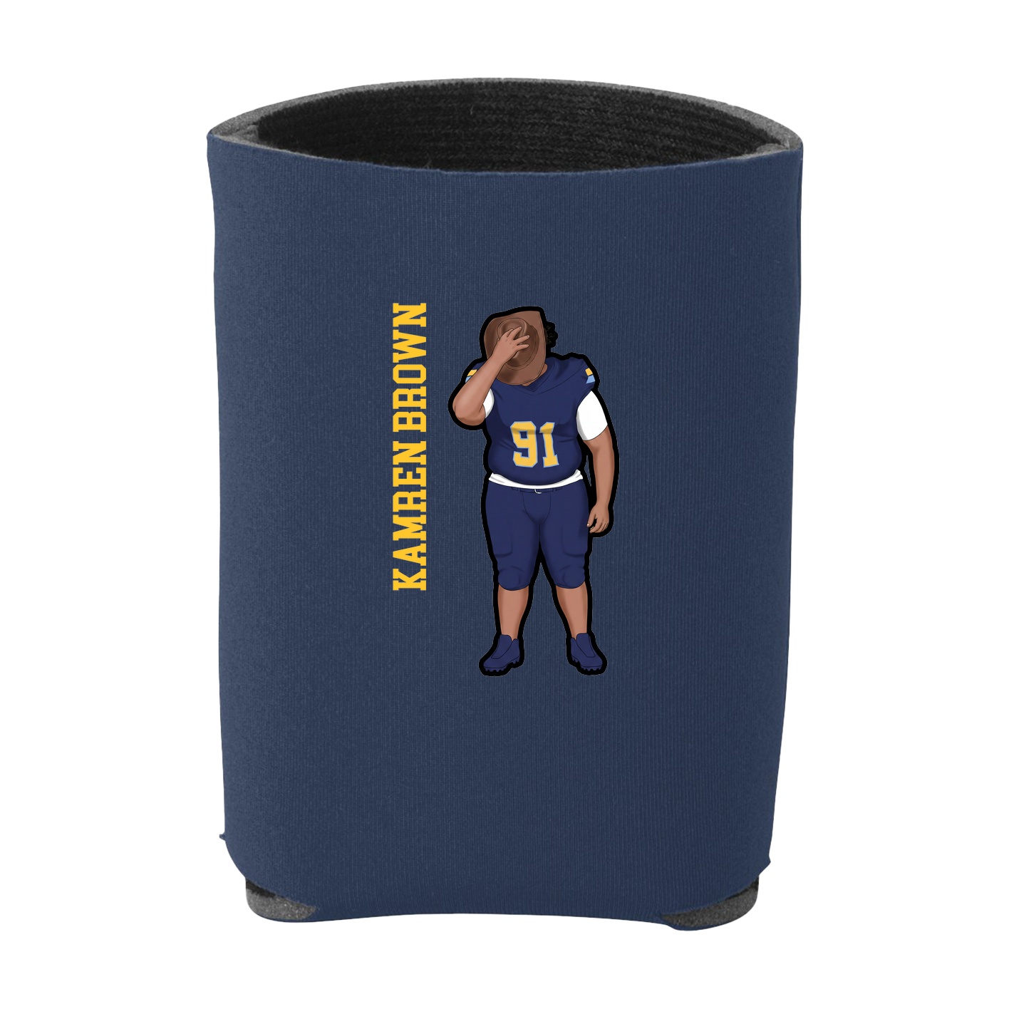 Can Holder — Name Vertical in Navy