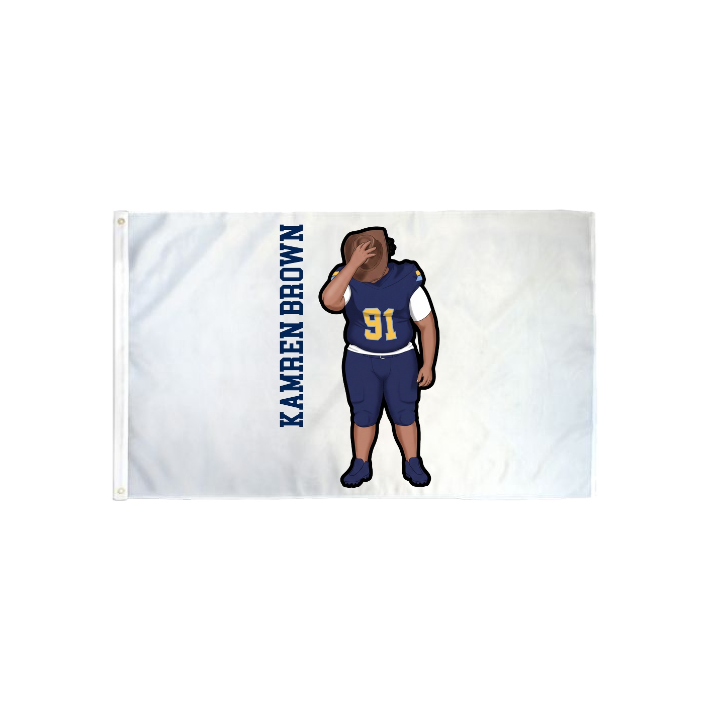 3x5 Flag — Name Vertical in Classic