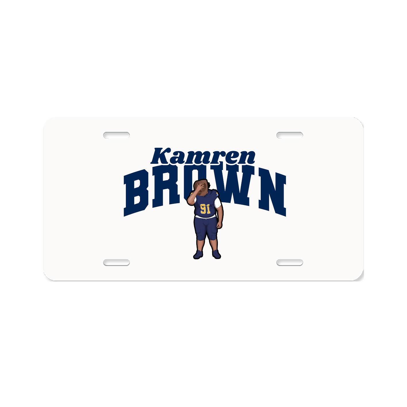 License Plate — Signature Arch in Classic