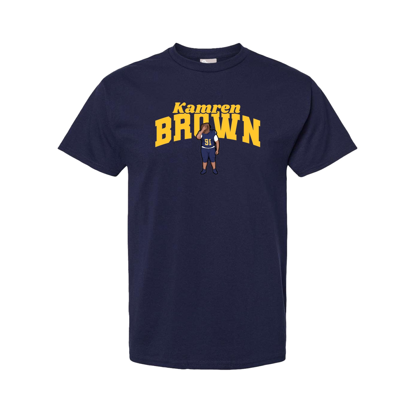 Youth Tee — Signature Arch in Navy