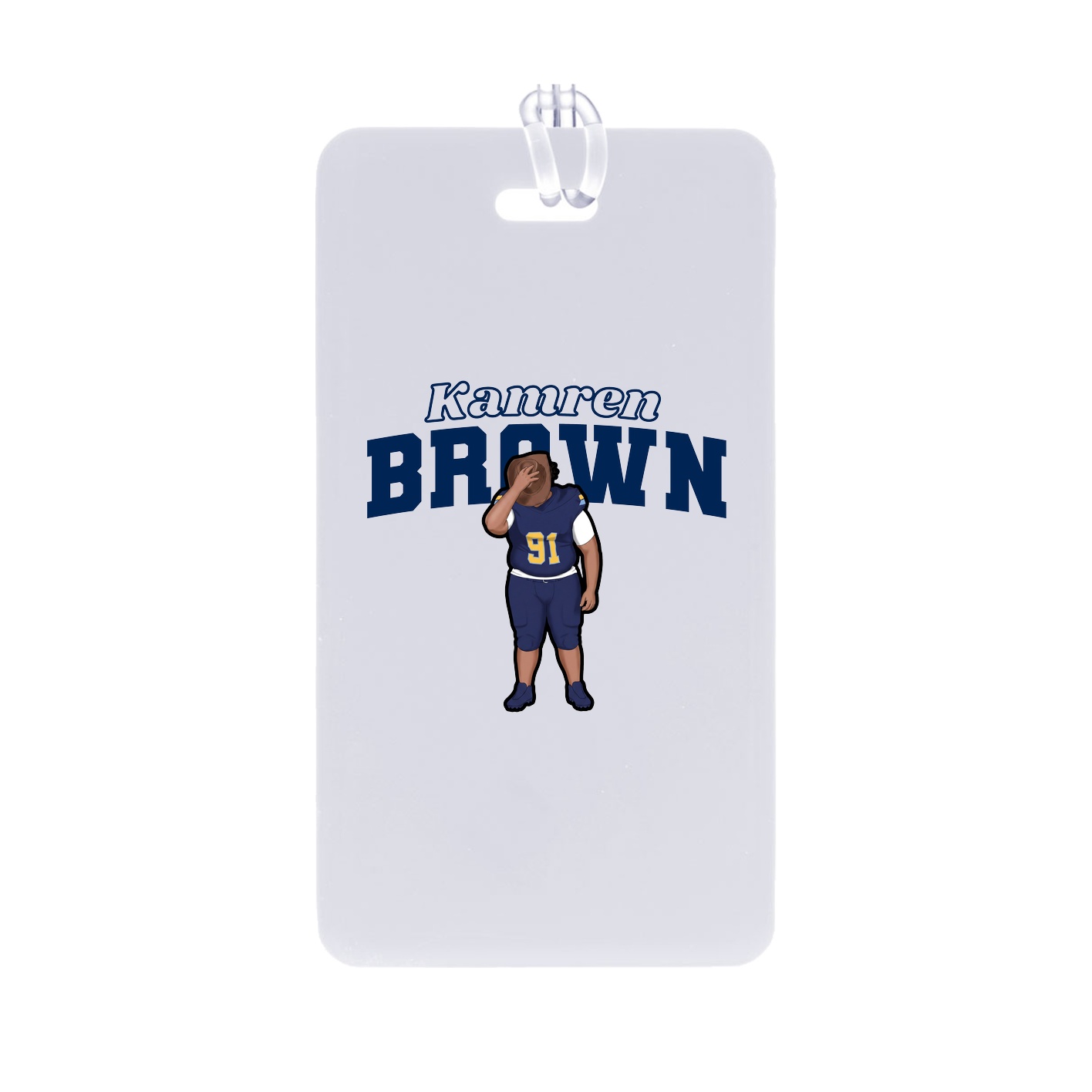Bag Tag — Name Arch in Classic