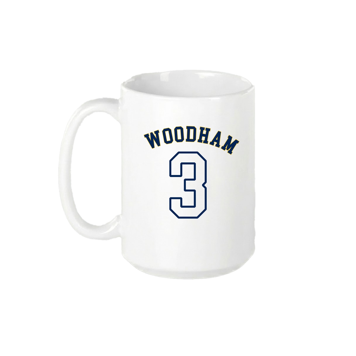 15oz Coffee Mug — Shirsey Arch in White