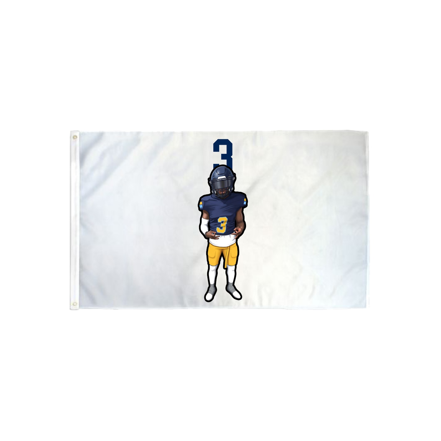 3x5 Flag — Number Top in Classic