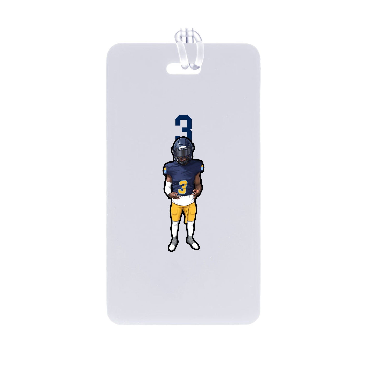 Bag Tag — Number Top in Classic