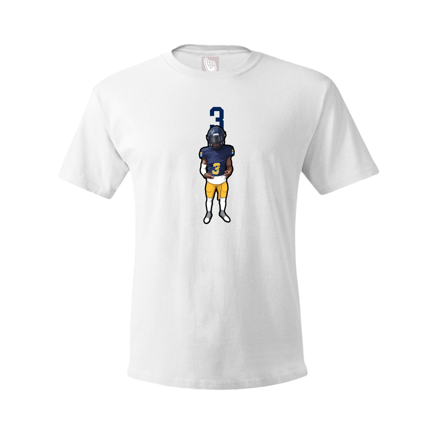 Tee — Number Top in White
