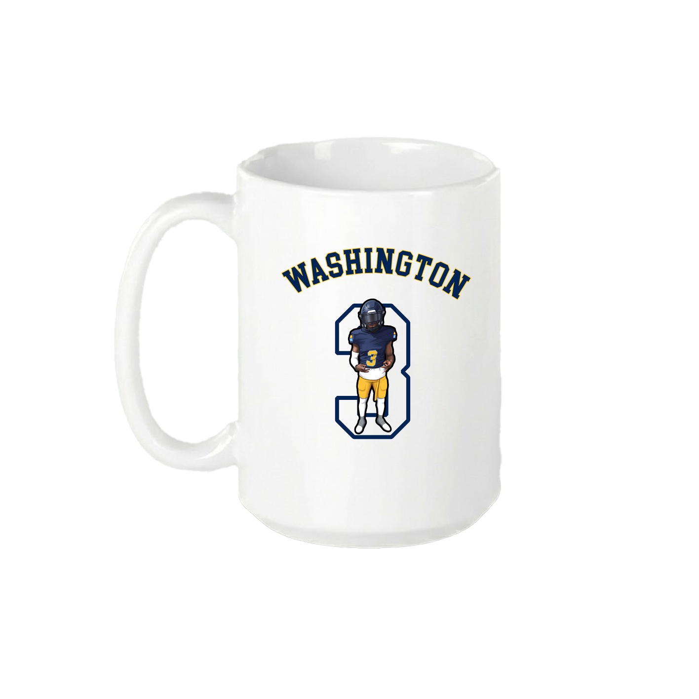 15oz Coffee Mug — Shirsey Arch in White