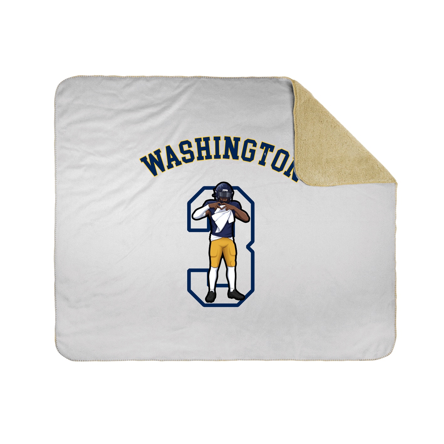 Throw Blanket — Shirsey Arch in White